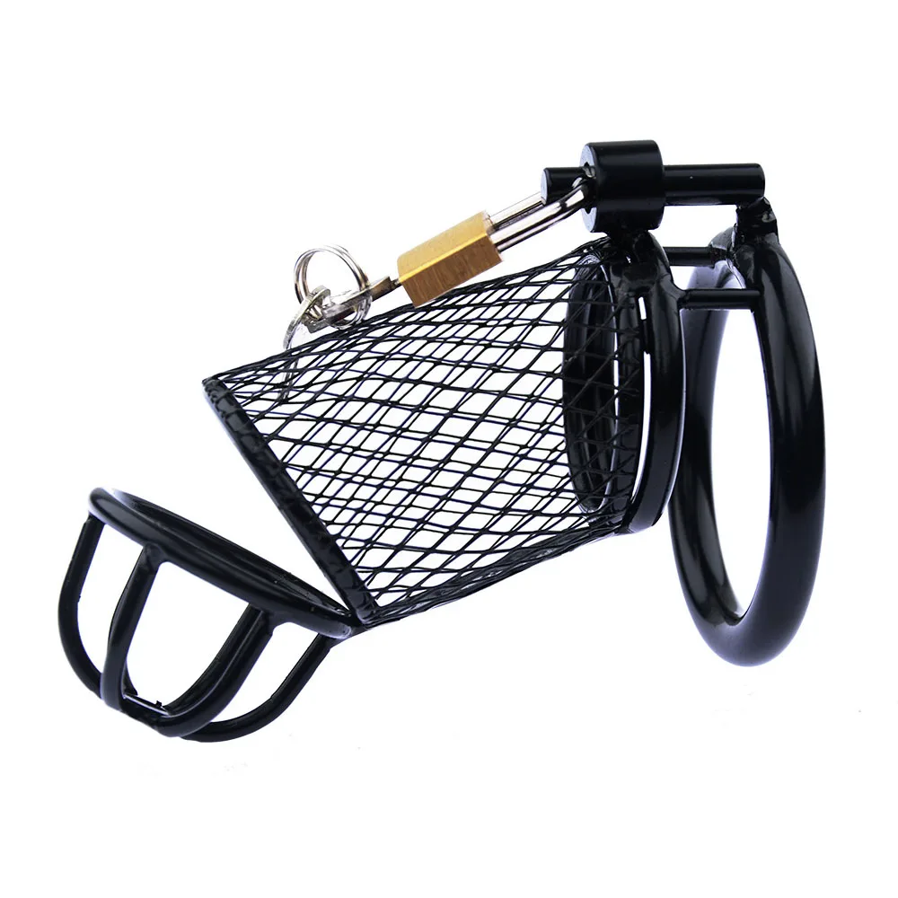 Новый тип клетки на пенис устройства целомудрия металлическая Мужская клетка