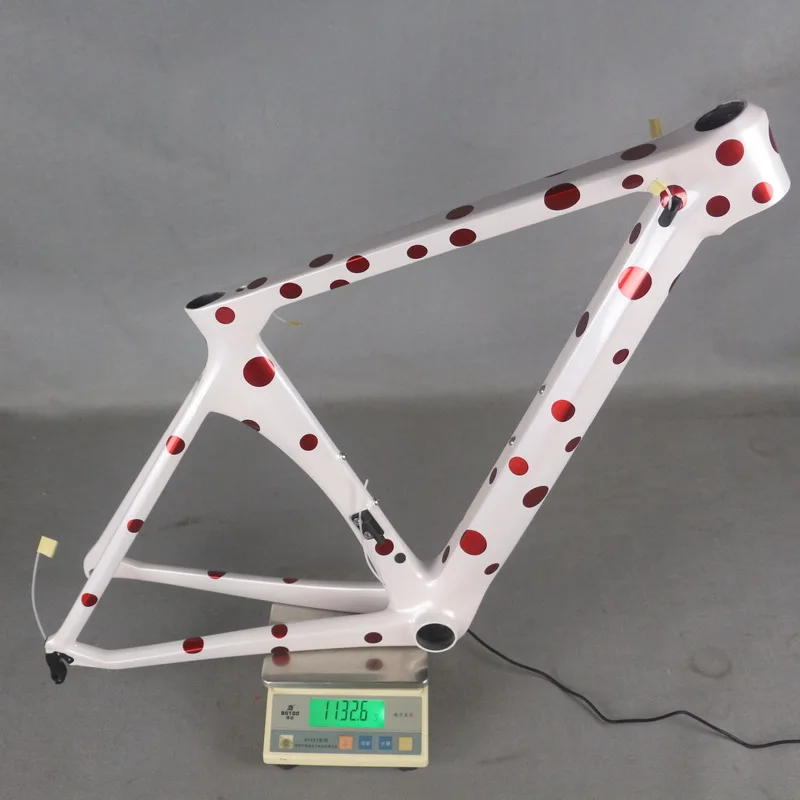 

White Dot Design Toray T700Carbon Fiber BB86 Aero Road Frame TT-X1 Max Tire 25C