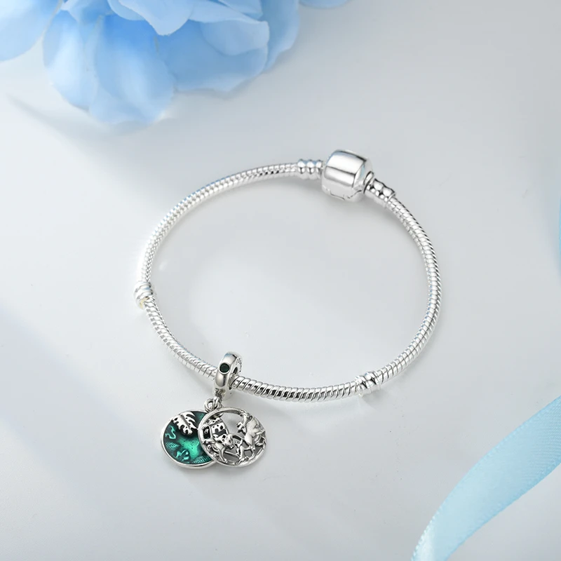 DEVOLOVE новинка Настоящее серебро 100% 925 пробы подвеска подходит к оригиналу Pandora