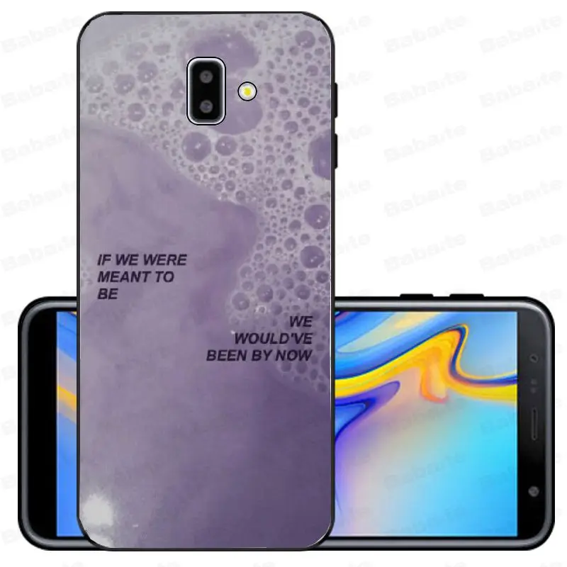 Song Lyrics Billie Eilish Эстетическая Оболочка Чехол для телефона samsung Galaxy j6 plus A6 A8 A9 A10 A30 A50 мобильные телефоны - Цвет: A4