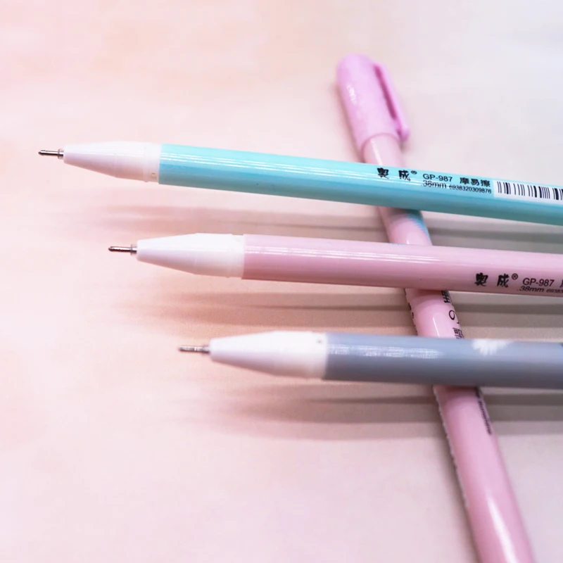 3/6 шт стираемая ручка набор для пополнения 0 38 мм синие чернила Офисная гелевая