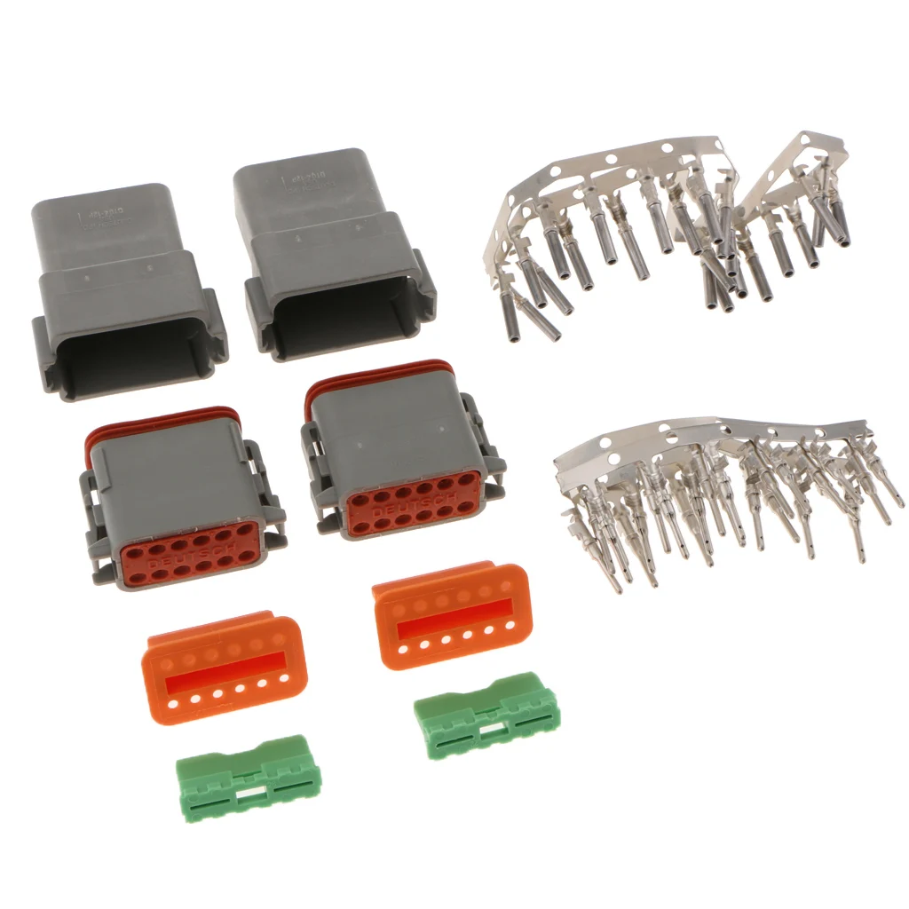 DT 12 Pin Водонепроницаемый Электрический провод разъем комплект DT06-12S 04-12P |