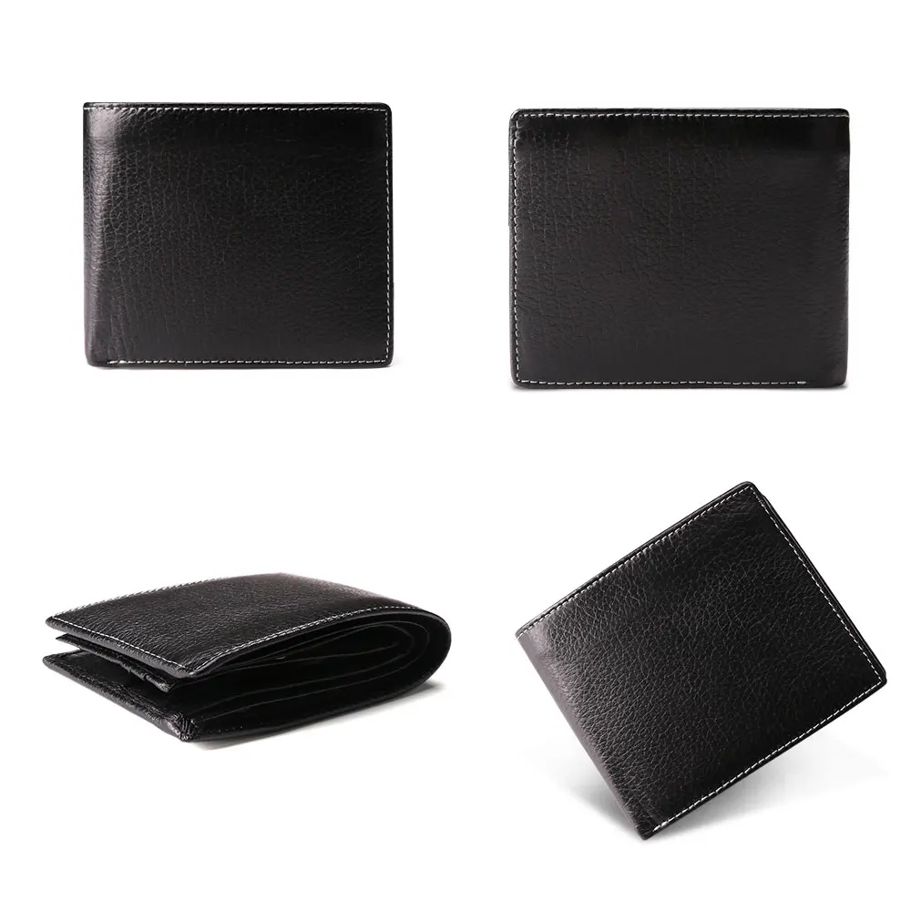 Кошелек мужской JOYIR из натуральной кожи на молнии с Rfid-защитой | Багаж и сумки