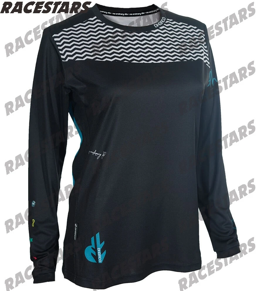 

Cycling Jersey Motocross Women Bike Long Sleeves Shirts MTB Bicycle Clothing Lady Racing Jerseys Quick Dry Outdoor Sports Wear