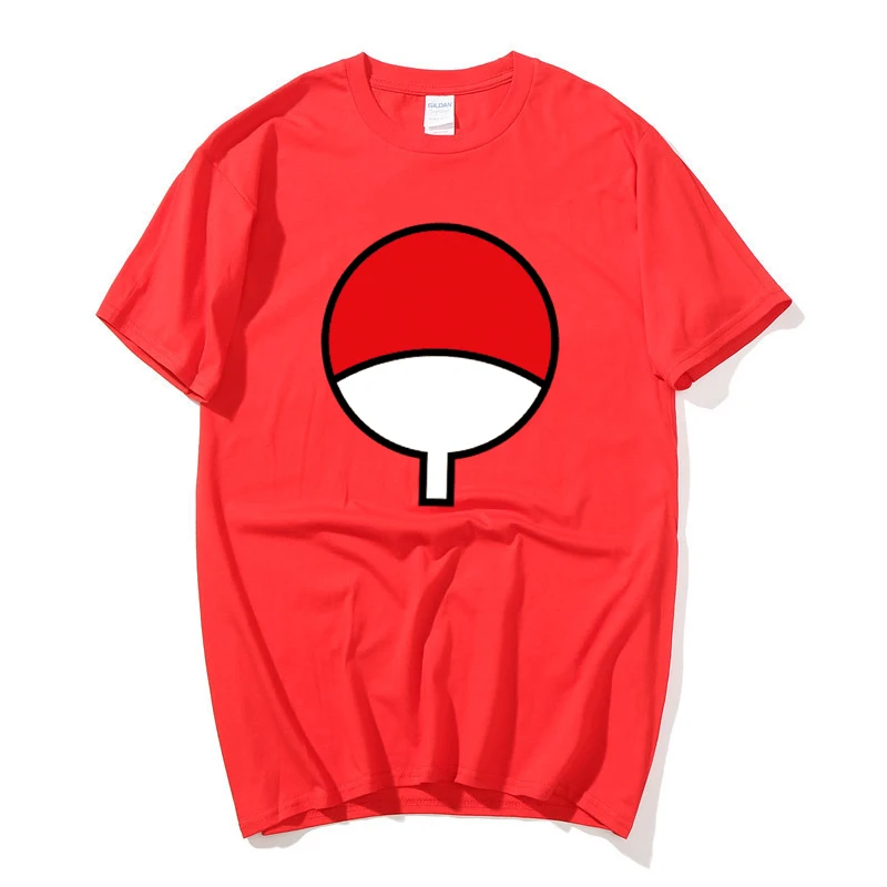 Мужская футболка Наруто Лето Харадзюку крутая унисекс с коротким рукавом