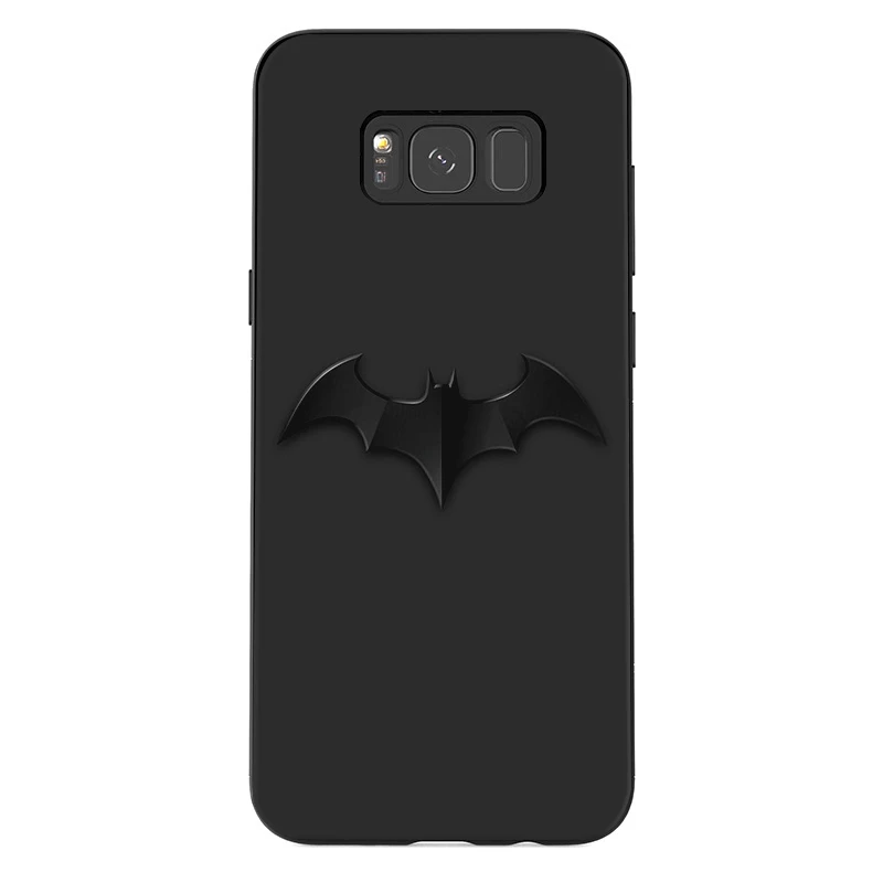Силиконовый Мобильный чехол для телефона для samsung A70 A60 A50 A40 A20 A30 A10 A9 A8 A7 A6 A5 плюс Чехол с героями комиксов Марвел, чехол с логотипом в стиле Бэтмена