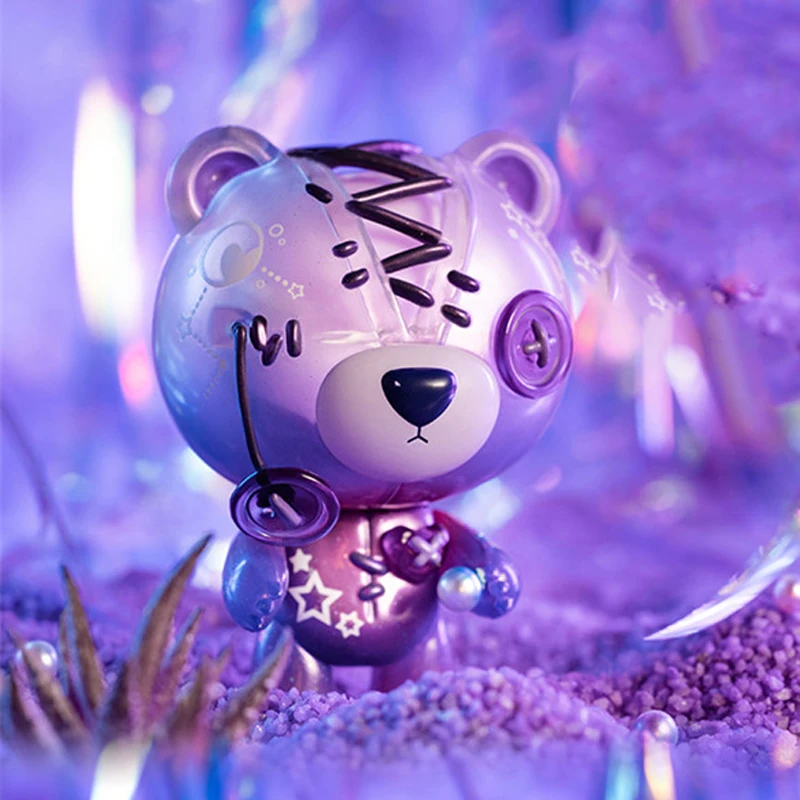 Tear Bear Emitting Blind Box Hand of Tiny Universe on the to Do Home Car Decoration Cartoon Cute Doll Toy girl Gift Model | Игрушки и