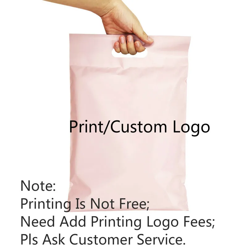 

50pcs Express Bag 10*13Inch Pink Tote Bag Courier Bags Self-Seal Adhesive Thick Waterproof New PE Poly Envelope Mailing Bags