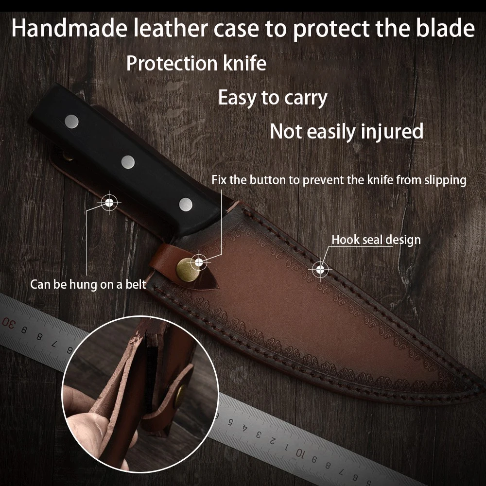 Дамасская сталь ручной работы Кухня профессиональный шеф повар Ножи пластичный