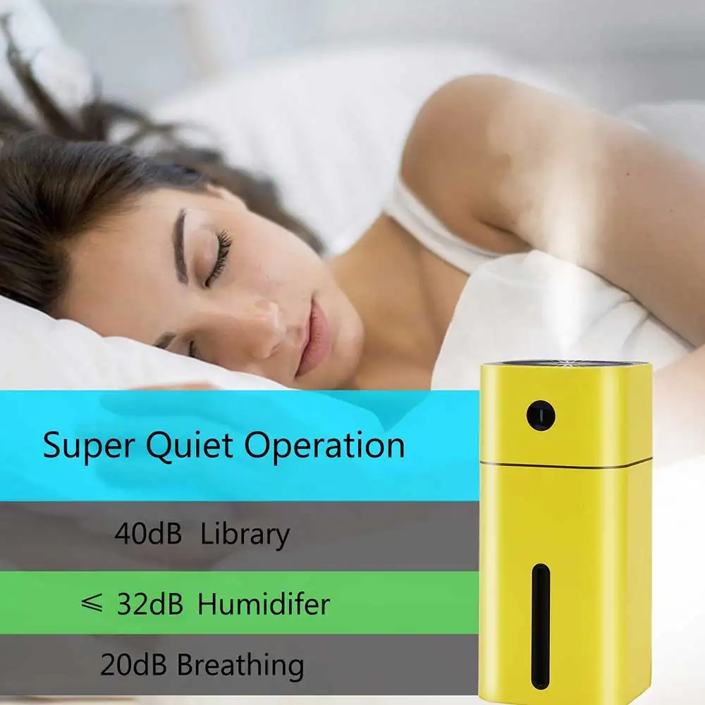 Ultrasonic Air Humidifier Essential Oil Diffuser With 7 Color Lights Electric Aromatherapy USB Car Aroma | Дом и сад