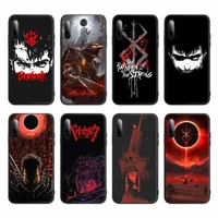 t23 berserk guts anime phone case for xiaomi mi a1 a2 8 note 10 lite 9t pro 9 se silicone cover
