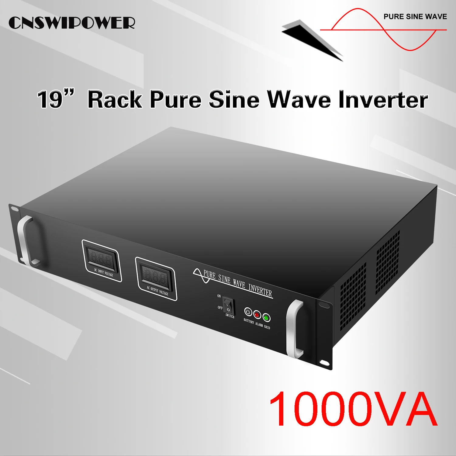 19 &quotстойки Телеком чистая Синусоидальная волна инверторы 1000VA/1KVA 12 V/24 V/48 V до 120 V/220