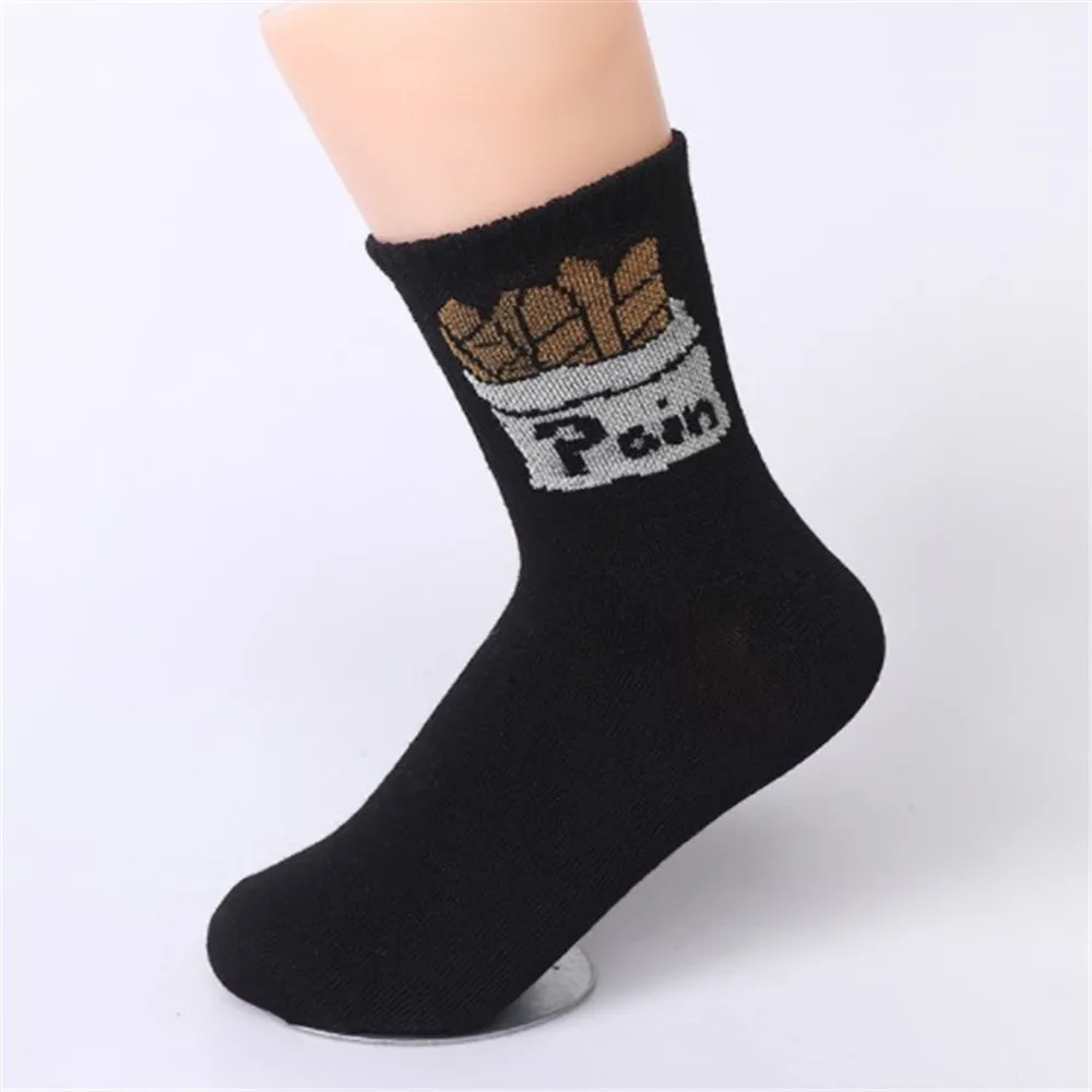 Новинка корейские хлопковые короткие носки с забавным рисунком мороженого в