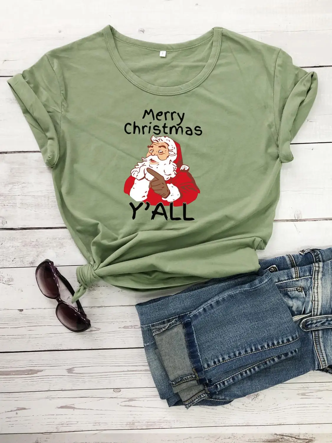 Веселый Рождественский смешной милый Графический Женский модный гранж tumblr