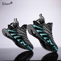 eihort outdoor fitness training running shoes mens reflective mesh sneakers casual sports shoes zapatillas hombre deportiva 45