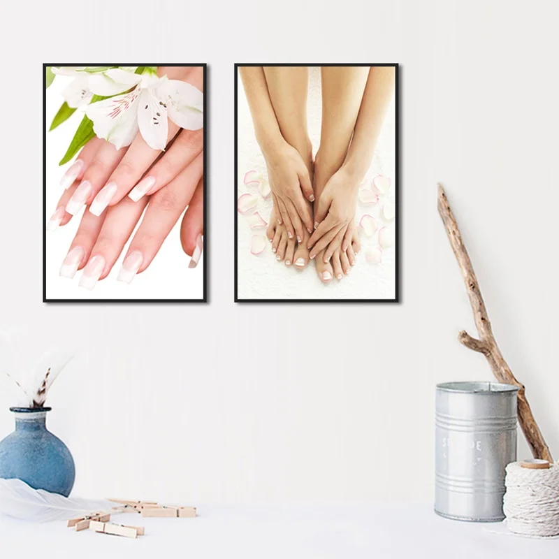 Современное абстрактное настенное искусство женские картины руки и ноги