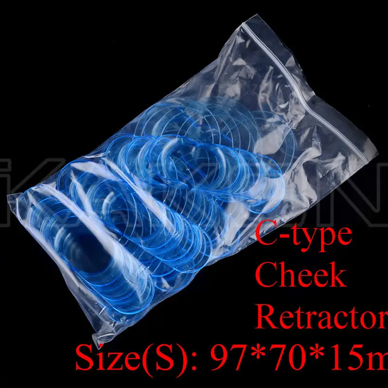 20 штук C Форма голубые зубы отбеливающий Интраоральная щеки губы Втягивающее Рот