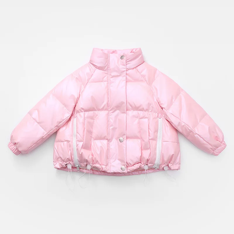 

2020 New Baby Boys Jackets Boys Cotton Winter Coat Solid Thick Down Jacket Fashion Hooded Windbreaker Infant Windproof Coat