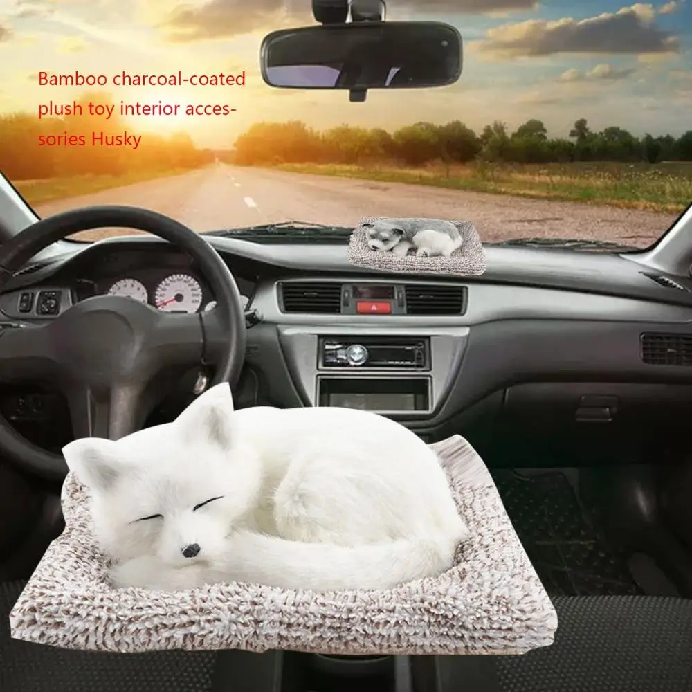 

Car Decoration Creative Simulation Dog Activated Carbon Car Charcoal Package Car Bamboo Charcoal Plush Toy Interior Supplies