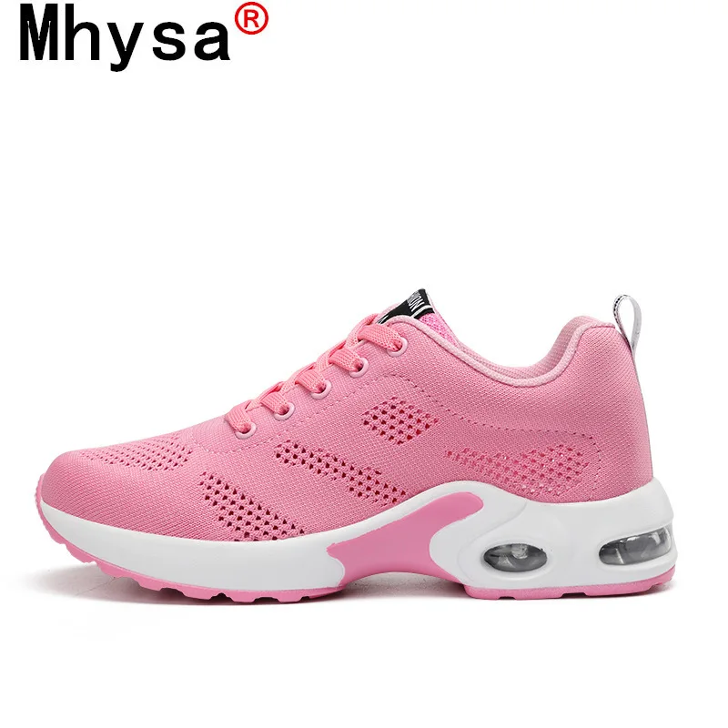 

2021 Fashion Women's Shoes Spring New Walking Vulcanized Shoes Women's Mesh Breathable Sneakers Comfortable Lace-up Casual Shoes