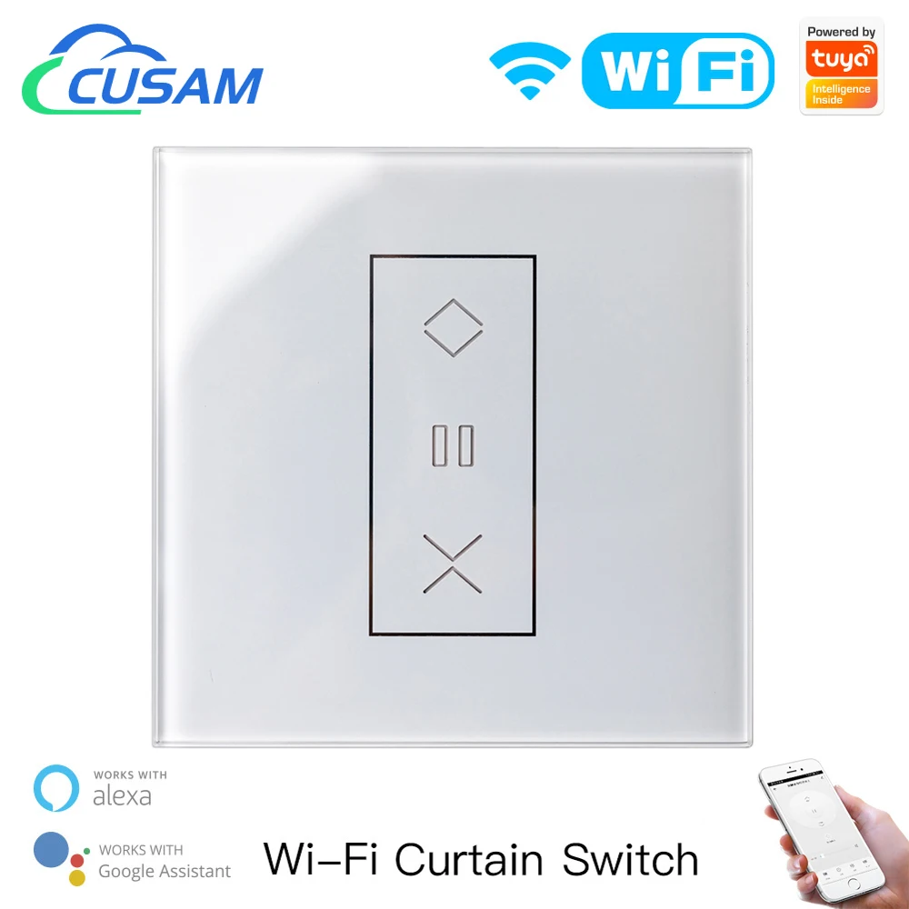

Смарт-выключатель Tuya для штор, Wi-Fi, управление через приложение, работает с Alexa Google Home