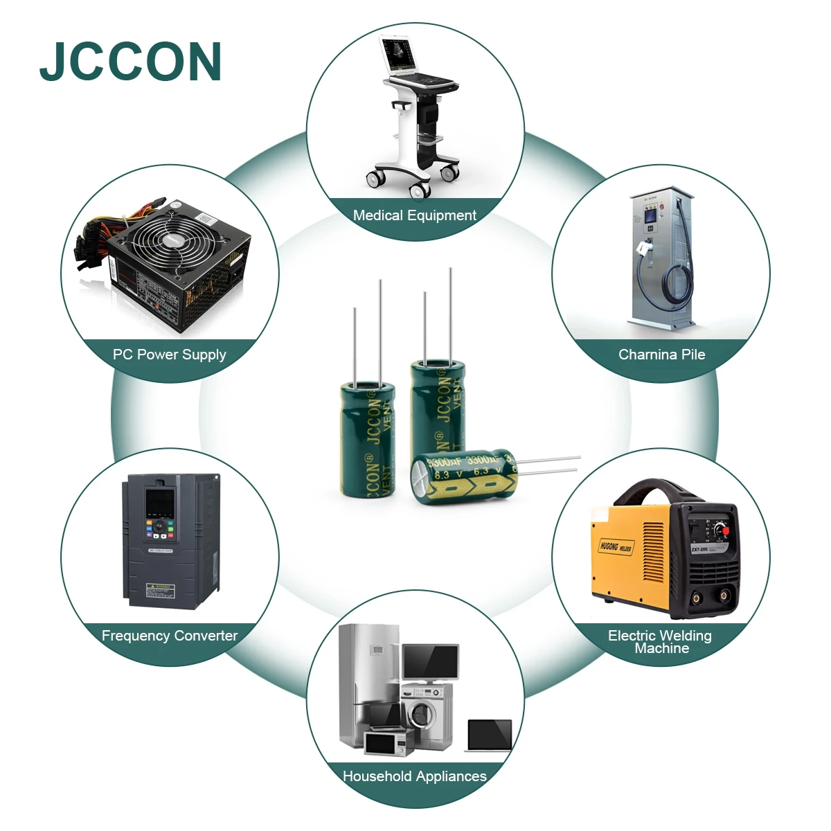 2 10 шт. JCCON высокая частота низкая ESR Алюминий конденсатор с алюминиевой крышкой 6 3