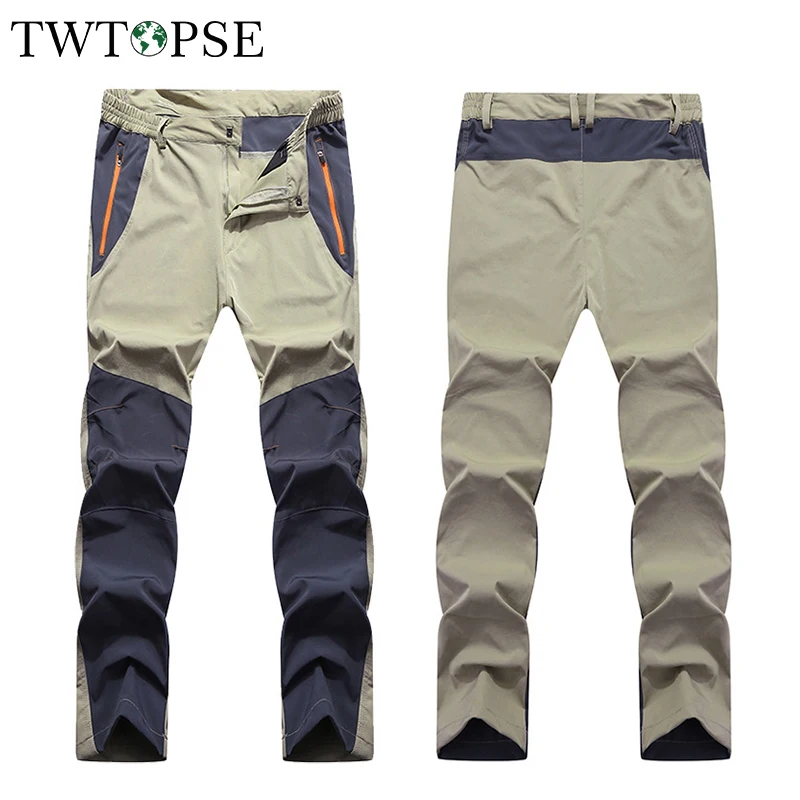 Мужские летние классические быстросохнущие эластичные велосипедные брюки TWTOPSE |