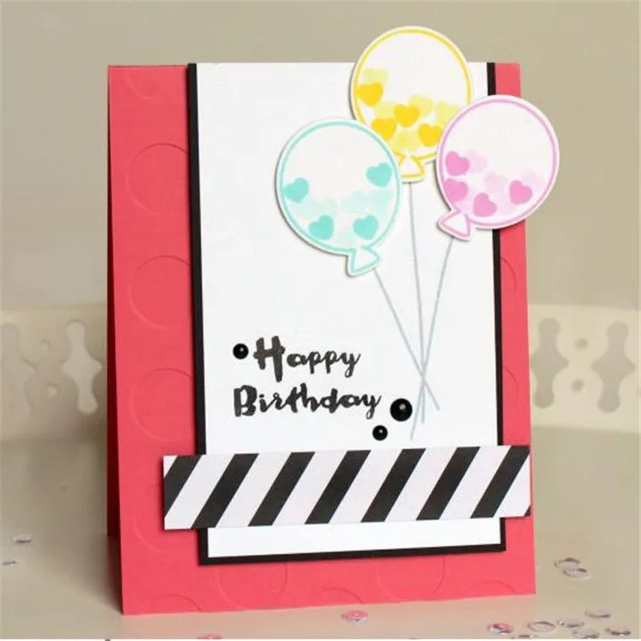 Eastshape воздушные шары сообщения металлическая резка штампы письмо четкие для