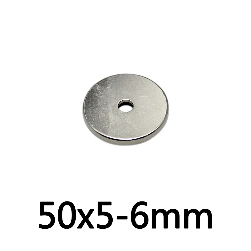 1/2/5 шт. постоянный неодимовый магнит 50x5 6 мм|Магнитные материалы| |