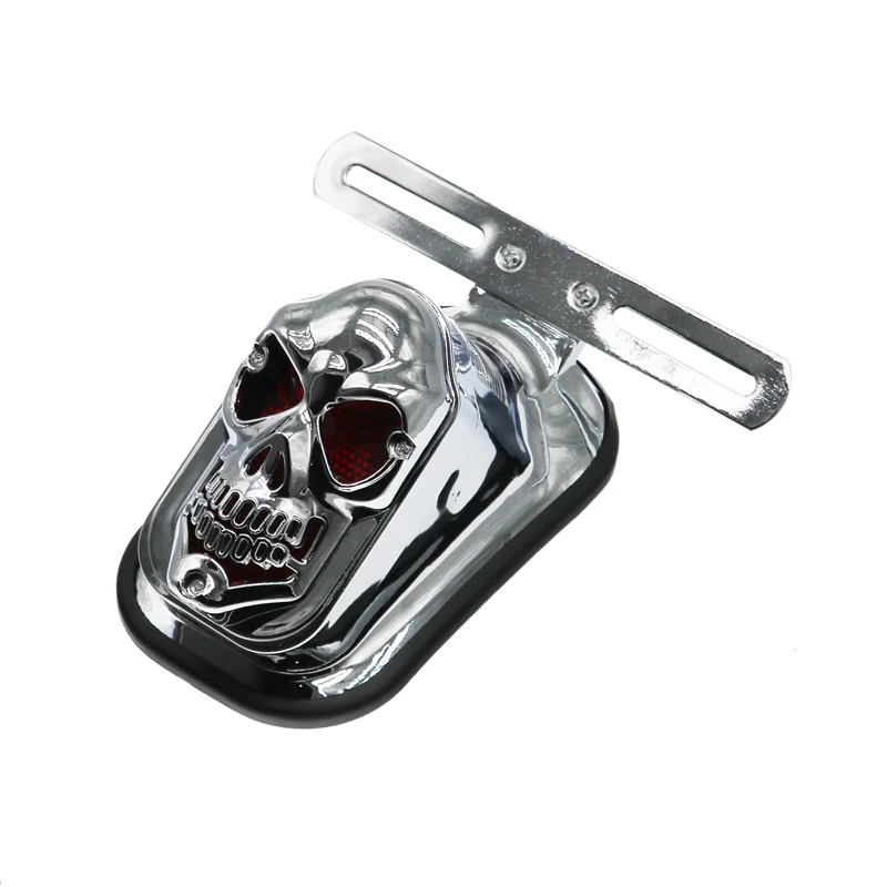 Универсальный мотоциклетный модный Передний фонарь MotoLovee с черепом задний для