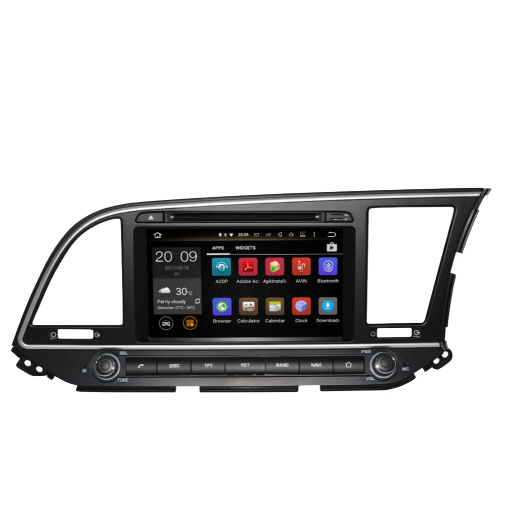 Автомагнитола для Hyundai Elantra/Avante/MD 10 0-2016 Android 2022 с GPS-навигацией правым вождением