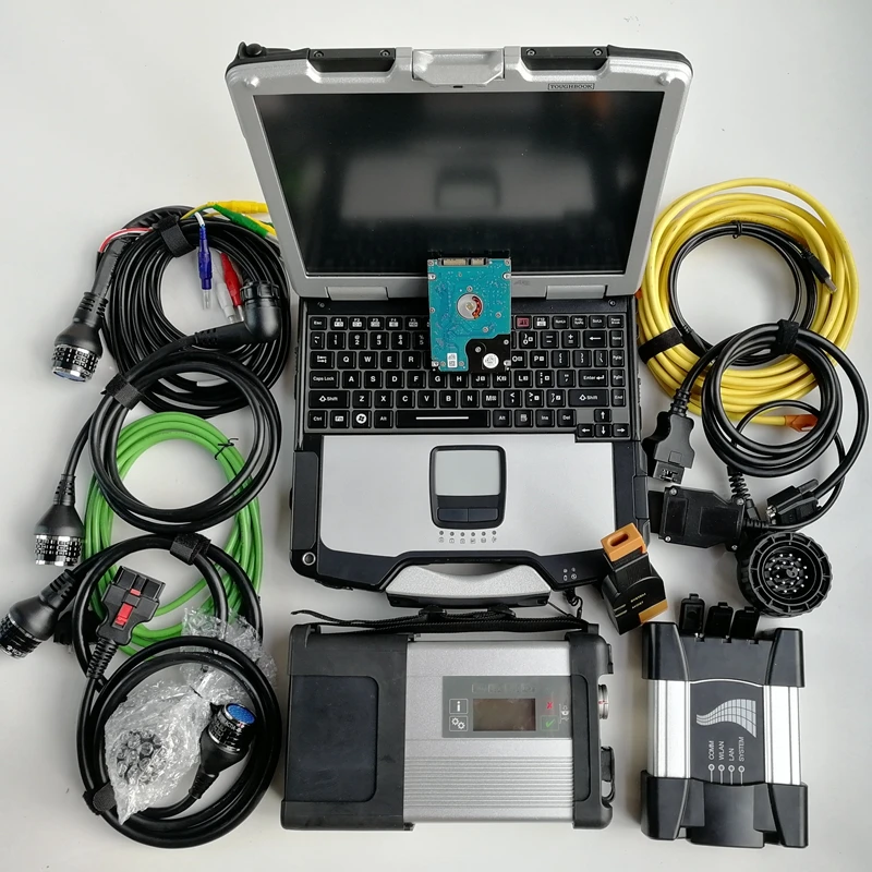 MB Star C5 SD Compact 5 ICOM NEXT 2в1 сканер инструмент для автоматической диагностики с toughbook cf30