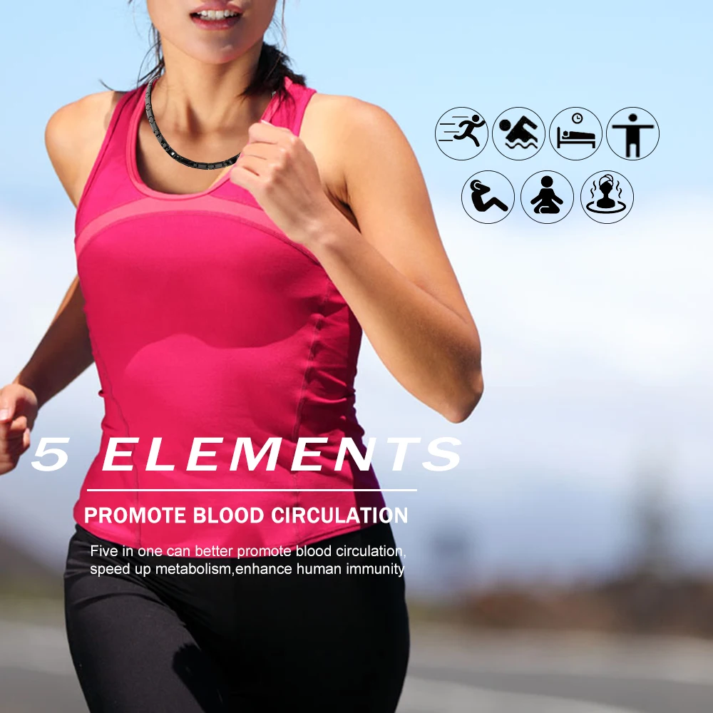 38 Новое модное черное мужское женское ожерелье из титана крест германиевая