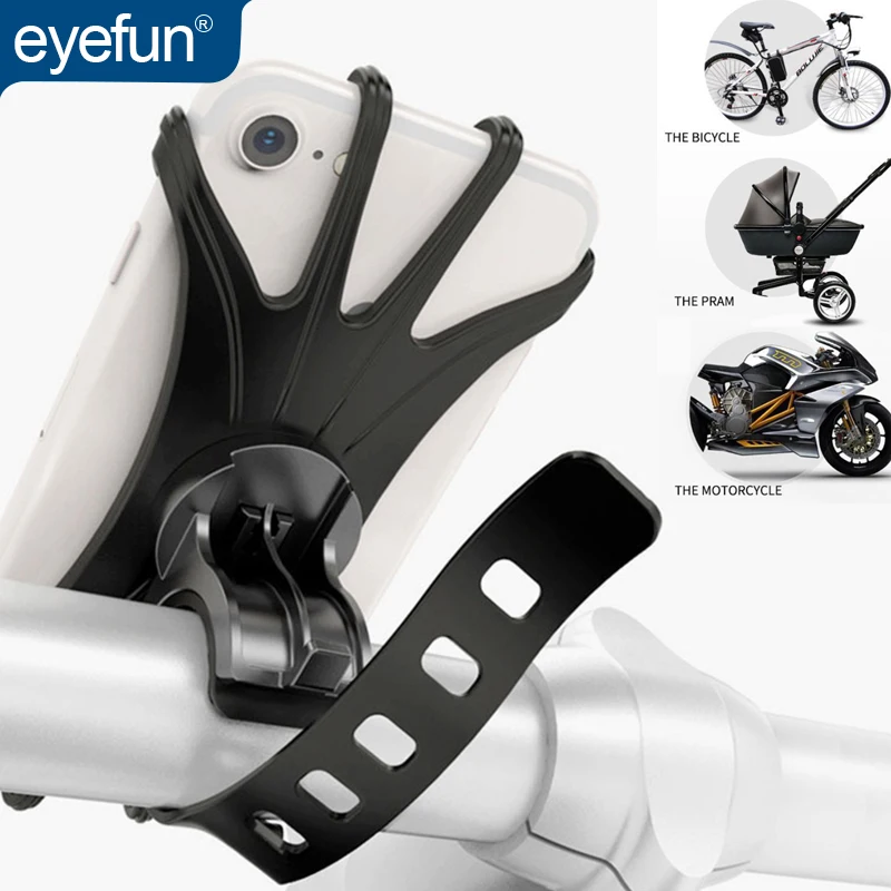 Мобильный телефон держатель Универсальный велосипед силиконовый может