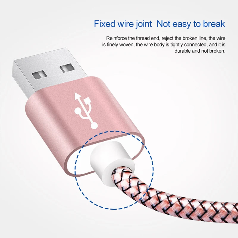 Кабель Micro USB 1,5 м/1 м/2 м/3 м все длины кабель type C Дата USB зарядное устройство кабель для Xiaomi Mi8 Mi9 для huawei p20 для телефона Android