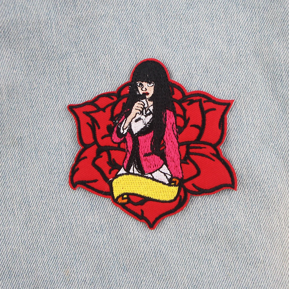 

ZF2223 1pcs Gambler's Pit Cartoon Sticker For Clothing Applications Patches On Clothes Iron Embroidered Patch For Backpack Badge