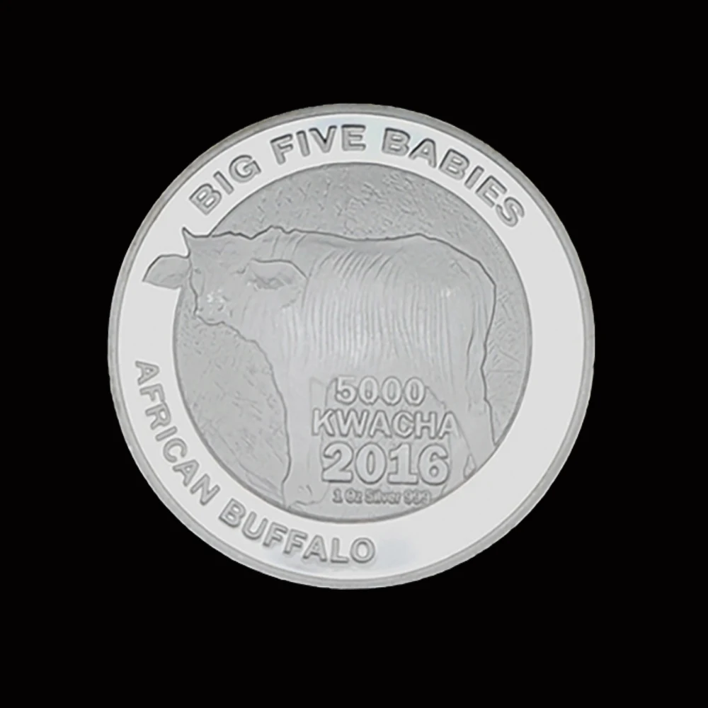 Памятные монеты 2016 с Африканским Буйволом для детей старшего возраста