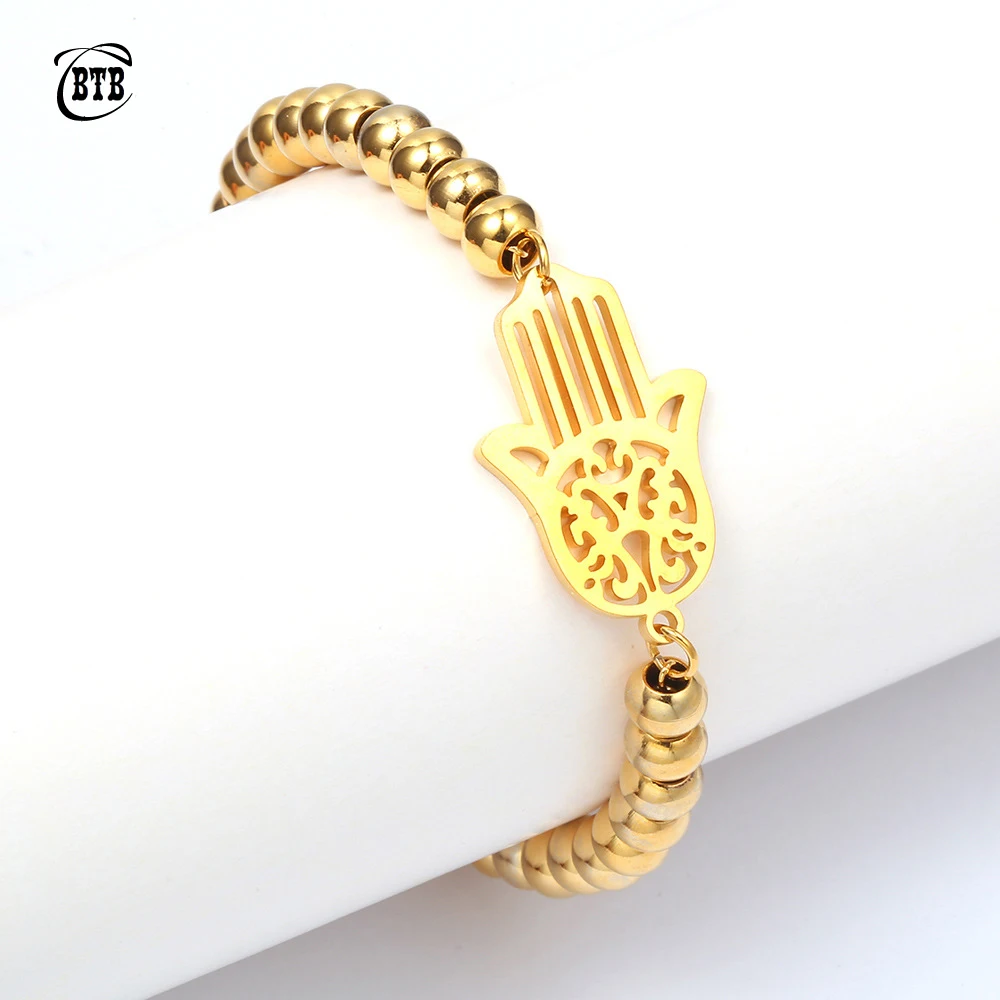 Талисманы мусульманских браслет на руку ислама браслеты бусины Femme Подарки для
