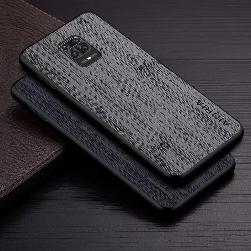 Чехол для Xiaomi Redmi Note 9 Pro 9S 9T кожаный чехол с бамбуковым деревянным узором