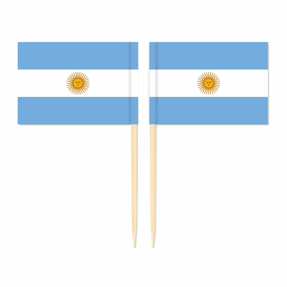 

Argentine Toothpick Flag 3.5X2.5CM Cake Topper Party Cupcake Wedding Baby Shower Supplies Lovely Baking Dessert Decorations