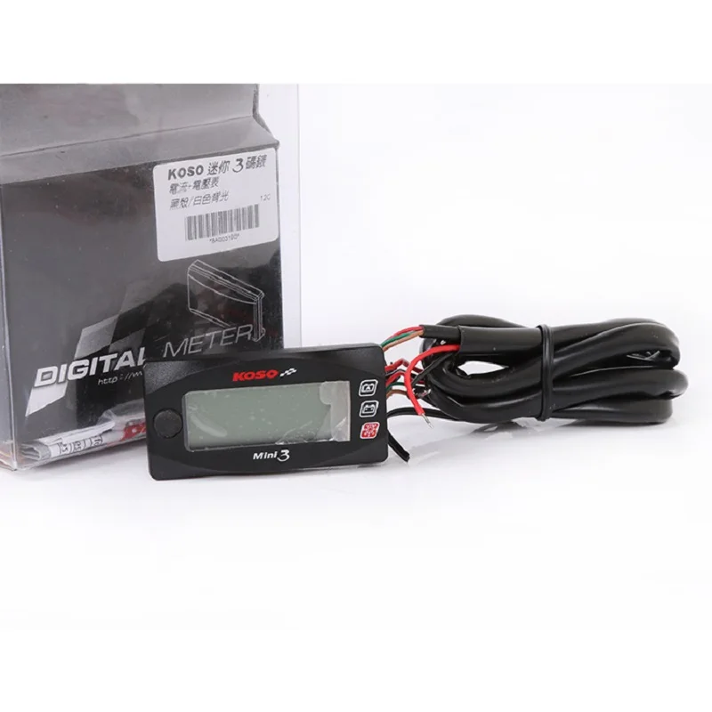 Мотоцикл KOSO цифровой термометр для измерения температуры воды время вольтметр