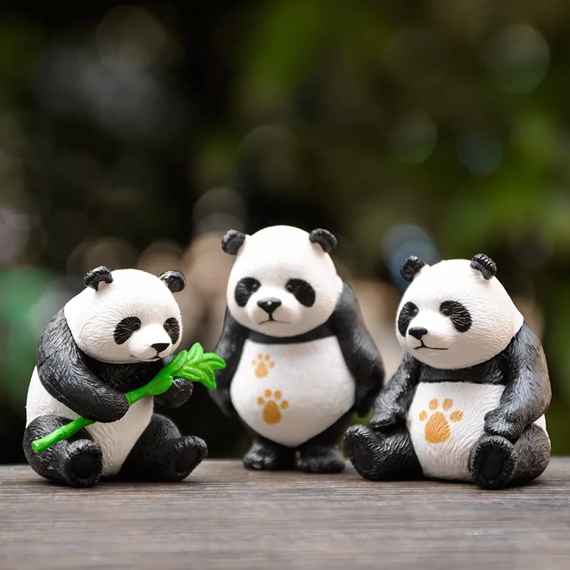 4 шт./лот честная Милая панда кукла разной формы имитация кекса фигурка животного