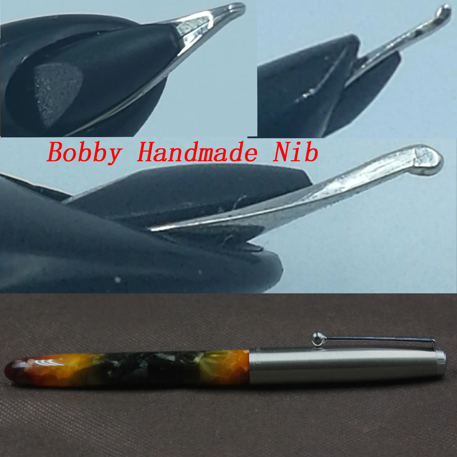 

Jinhao 51A Acrylic Sunset Color Fountain Pen With Bobby Handmade Grind Nib Stationery Office school supplies writing