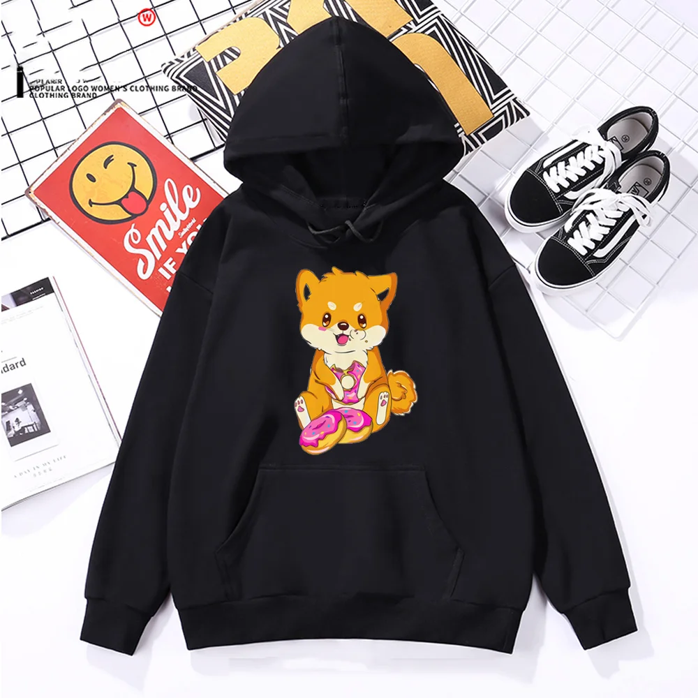 Kawaii Косплей Shiba Лисья Секретная служба (Inu балахон смешная собака свитшоты для