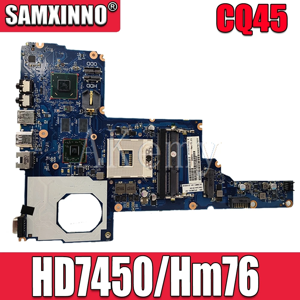 

SAMXINNO материнская плата для ноутбука For HP 1000 CQ45 450 HD7450 HM75 материнская плата 685108-001 685108-501 6050A2493101 SLJ8F 216-0809024
