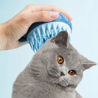 cat comb brush pet washer dog cat massage brush comb quickly cleaner soft safety silicone pet accessories for dogs cats tools