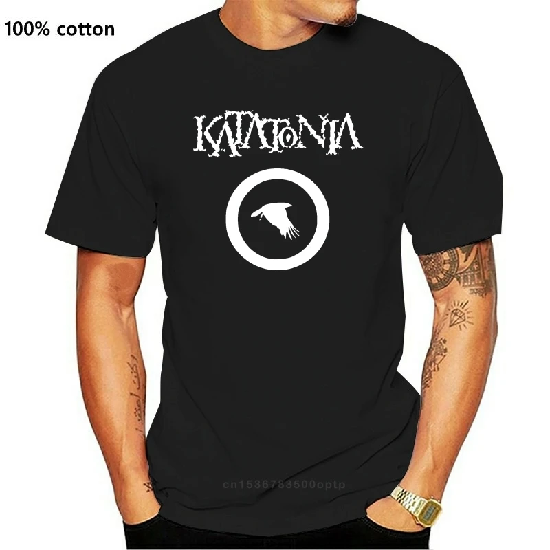 

New Katatonia T Shirt 2021 Black T Shirt Gothic Doom Metal Band Opeth Tiamat Short Sleeve T Shirts Man Clothing