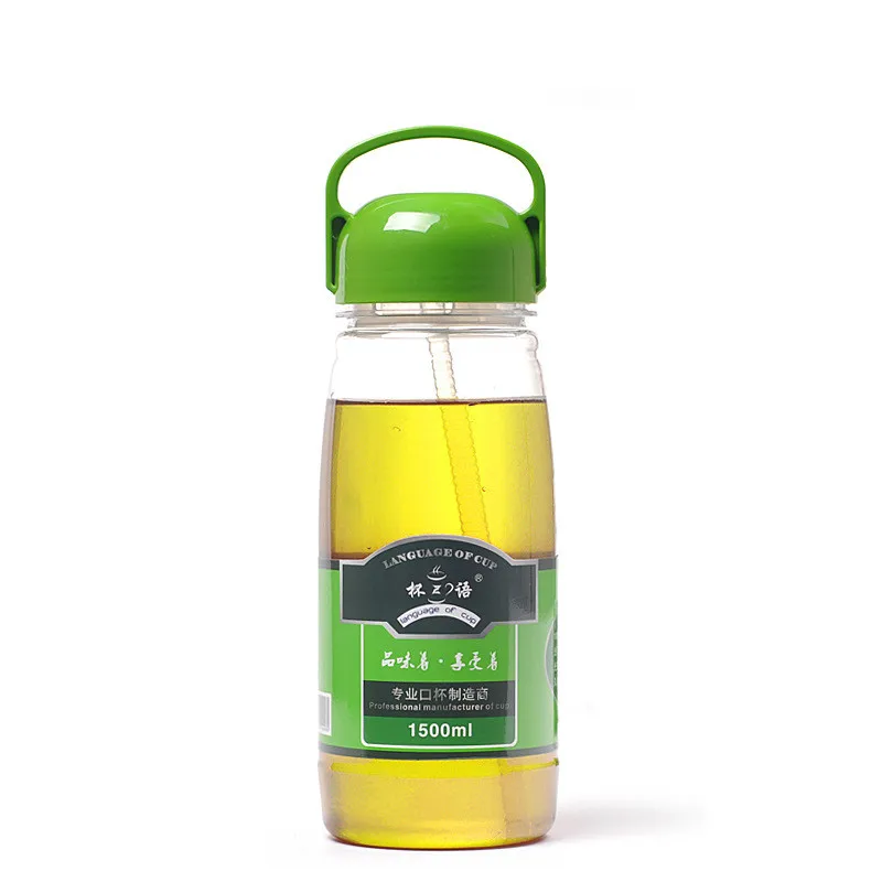 Соломенные пластиковые спортивные бутылки для воды прозрачные модные летние