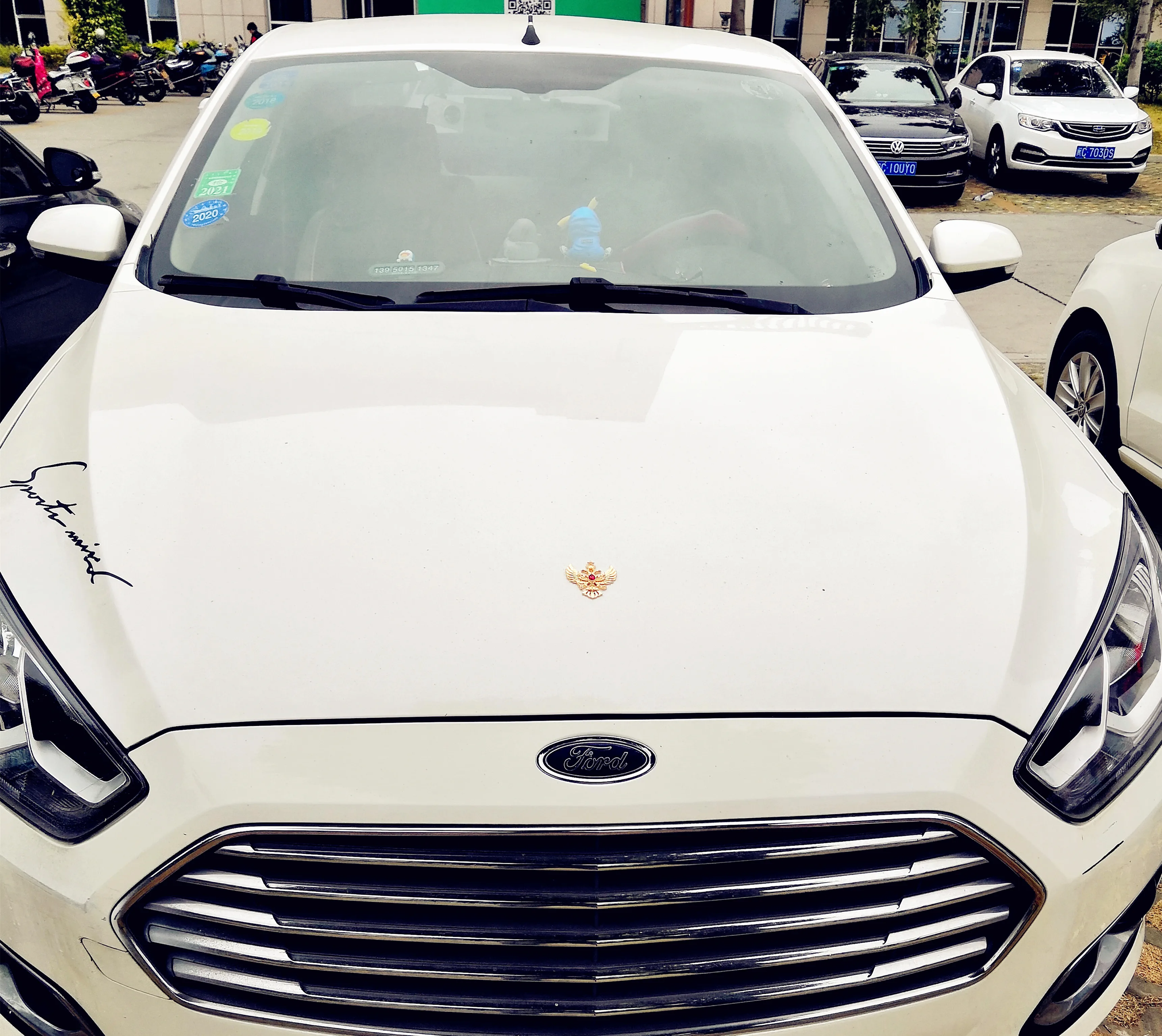 10 шт. металлические автомобильные наклейки с двумя головами|Булавки и значки| |