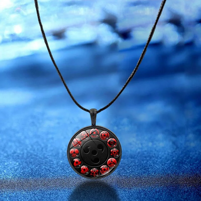 Ожерелье с подвеской глаз в стиле аниме Шаринган винтажное Ювелирное Украшение